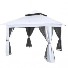 Outdoor Terraces Replace Shed, White Waterproof and UV Protection, Automatic Pop-up Pavilion In the Garden